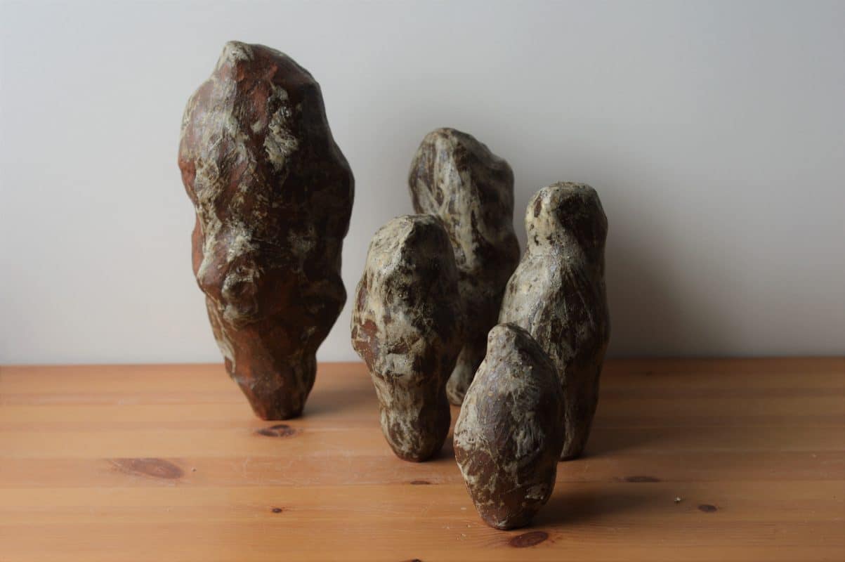 Groupe de Maen Hir 2 - Sculpture céramique - Margaux Ceramics