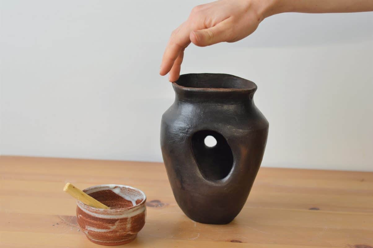 Grotte enfumée 01 doigt - Margaux Ceramics