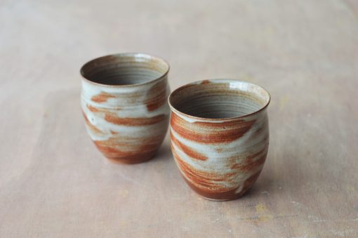 Tasse Tulpen - Duo - Fuilet lisse - Cirrus - Margaux Ceramics