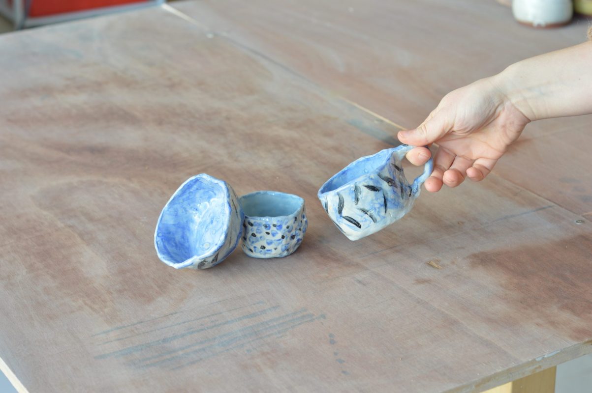 Pièce élève cours de modelage Fracas - Set à thé