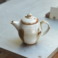 Alternative view of Théière anse arrière blanche 18cl