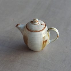 Théière anse arrière blanche 18cl