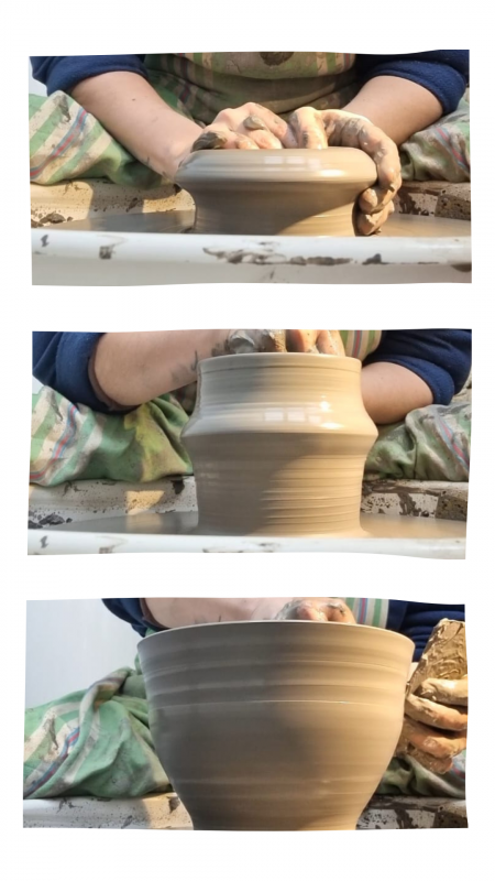 production - étapes de tournage - Margaux Ceramics