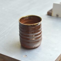 Alternative view of Gobelet yakishime (cuisson bois) - 15cl